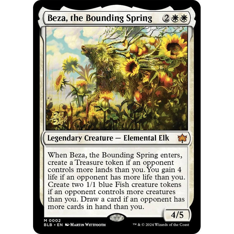 Beza, the Bounding Spring [Bloomburrow Prerelease Promos]