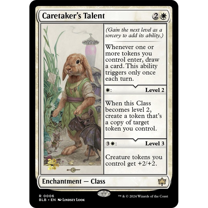Caretaker's Talent [Bloomburrow Prerelease Promos]