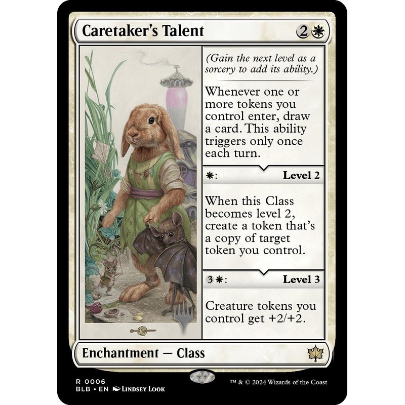 Caretaker's Talent (Promo Pack) [Bloomburrow Promos]