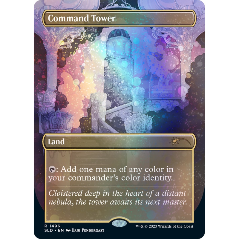 Command Tower (1697) (Rainbow Foil) [Secret Lair: Sheldon's Spellbook]