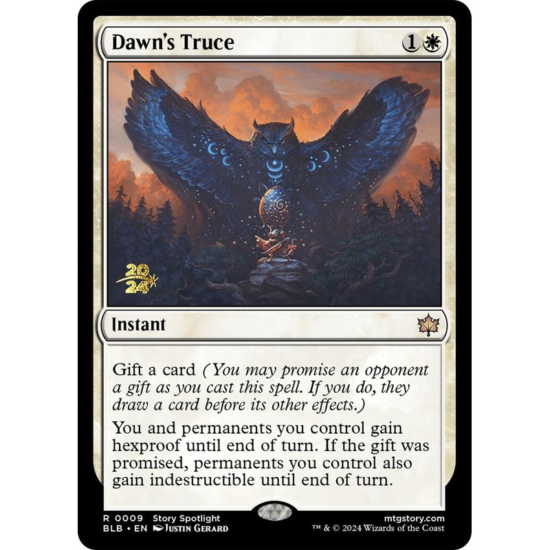 Dawn's Truce [Bloomburrow Prerelease Promos]