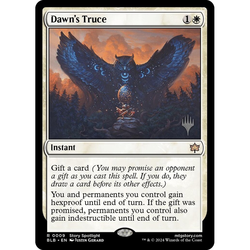 Dawn's Truce (Promo Pack) [Bloomburrow Promos]