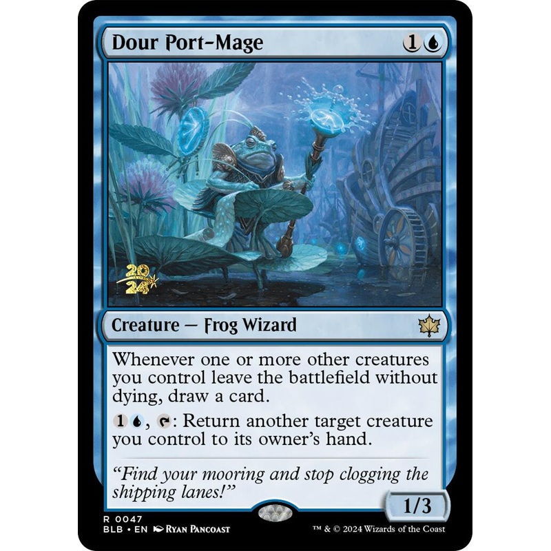 Dour Port-Mage [Bloomburrow Prerelease Promos]