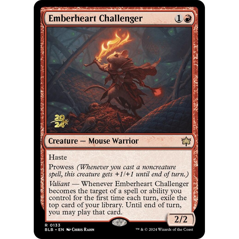 Emberheart Challenger [Bloomburrow Prerelease Promos]