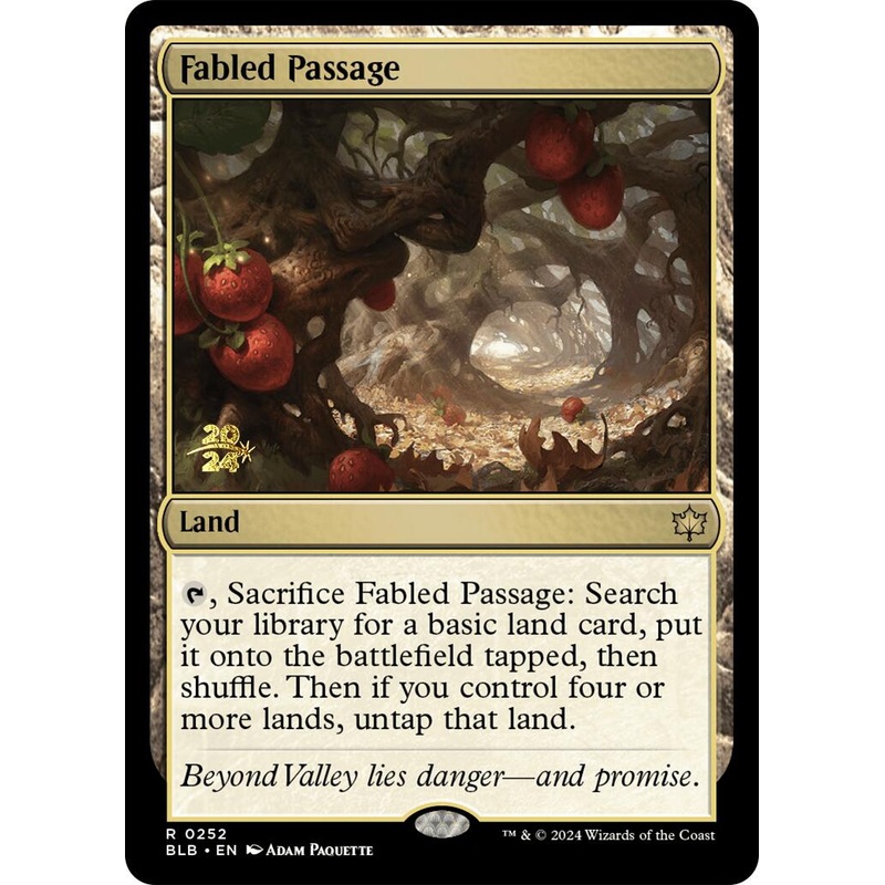Fabled Passage [Bloomburrow Prerelease Promos]