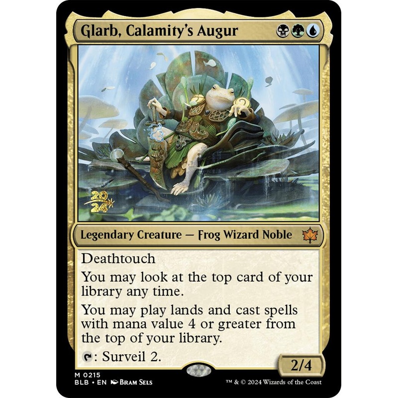 Glarb, Calamity's Augur [Bloomburrow Prerelease Promos]