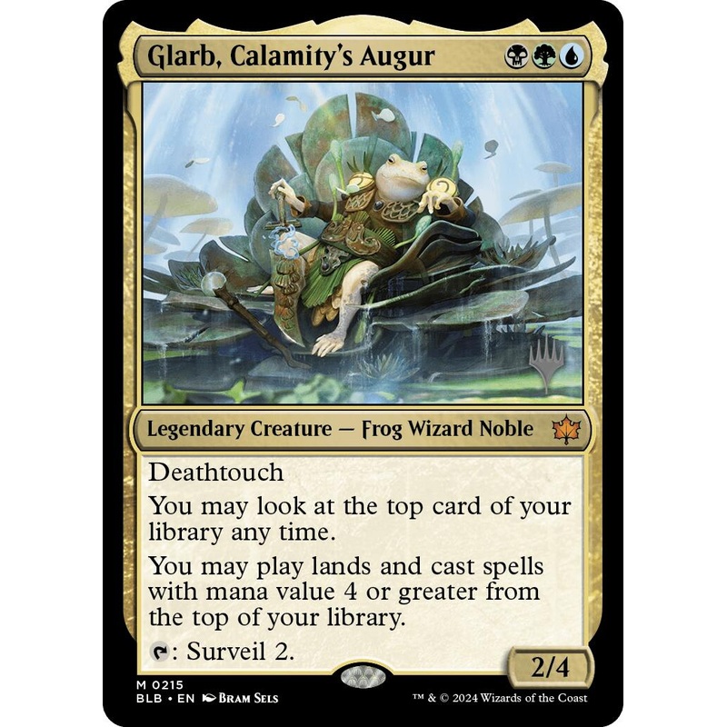 Glarb, Calamity's Augur (Promo Pack) [Bloomburrow Promos]