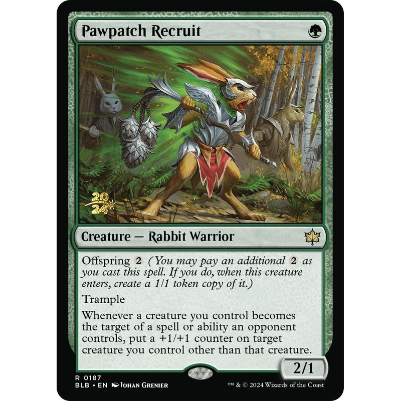 Pawpatch Recruit [Bloomburrow Prerelease Promos]