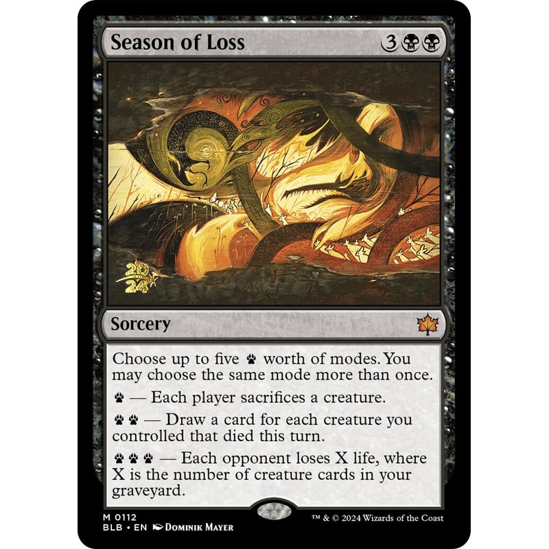 Season of Loss [Bloomburrow Prerelease Promos]