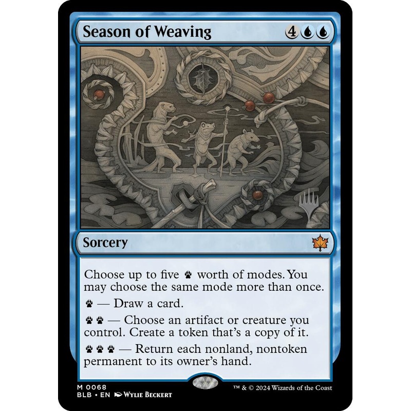 Season of Weaving (Promo Pack) [Bloomburrow Promos]
