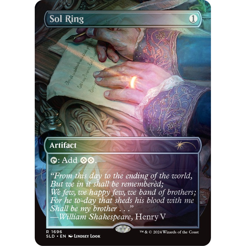 Sol Ring (1696) (Rainbow Foil) [Secret Lair: Sheldon's Spellbook]