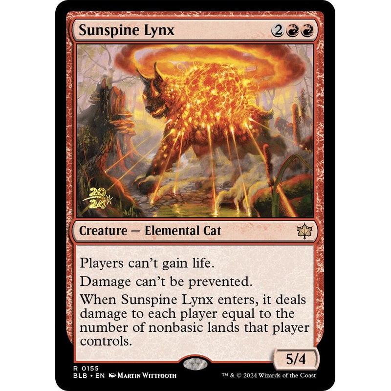 Sunspine Lynx [Bloomburrow Prerelease Promos]