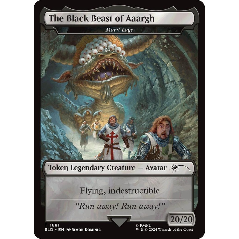 The Black Beast of Aaargh - Marit Lage Token [Secret Lair Drop Series]