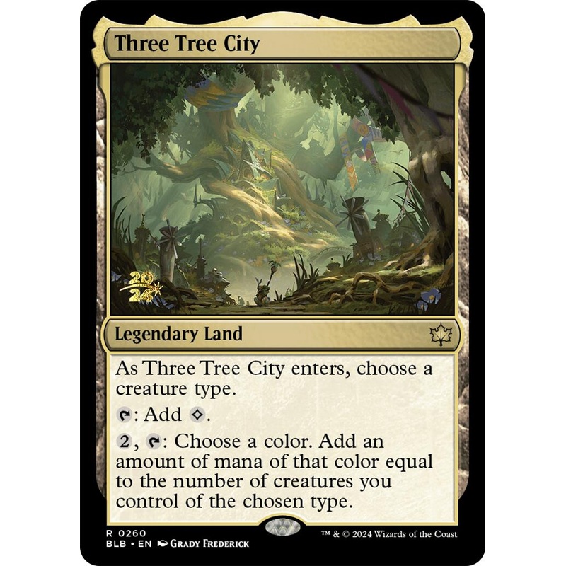 Three Tree City [Bloomburrow Prerelease Promos]