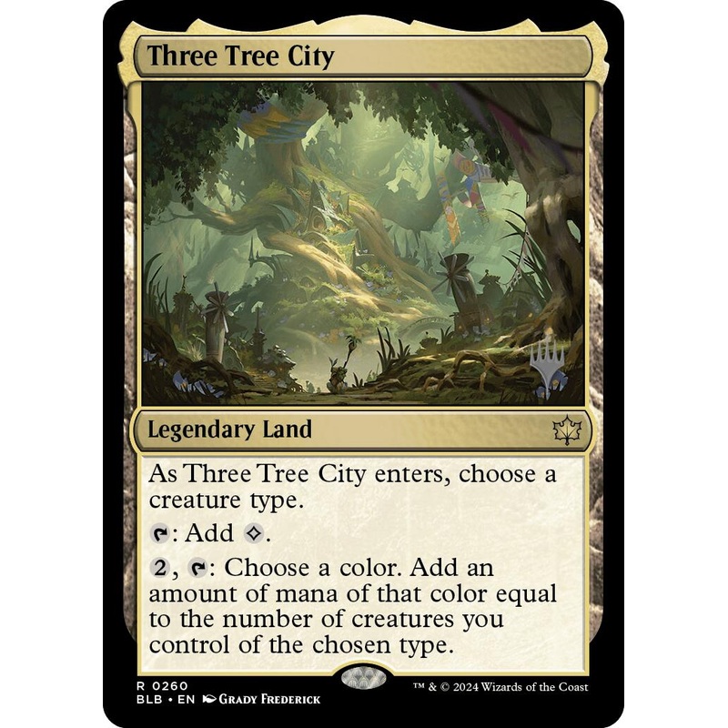 Three Tree City (Promo Pack) [Bloomburrow Promos]