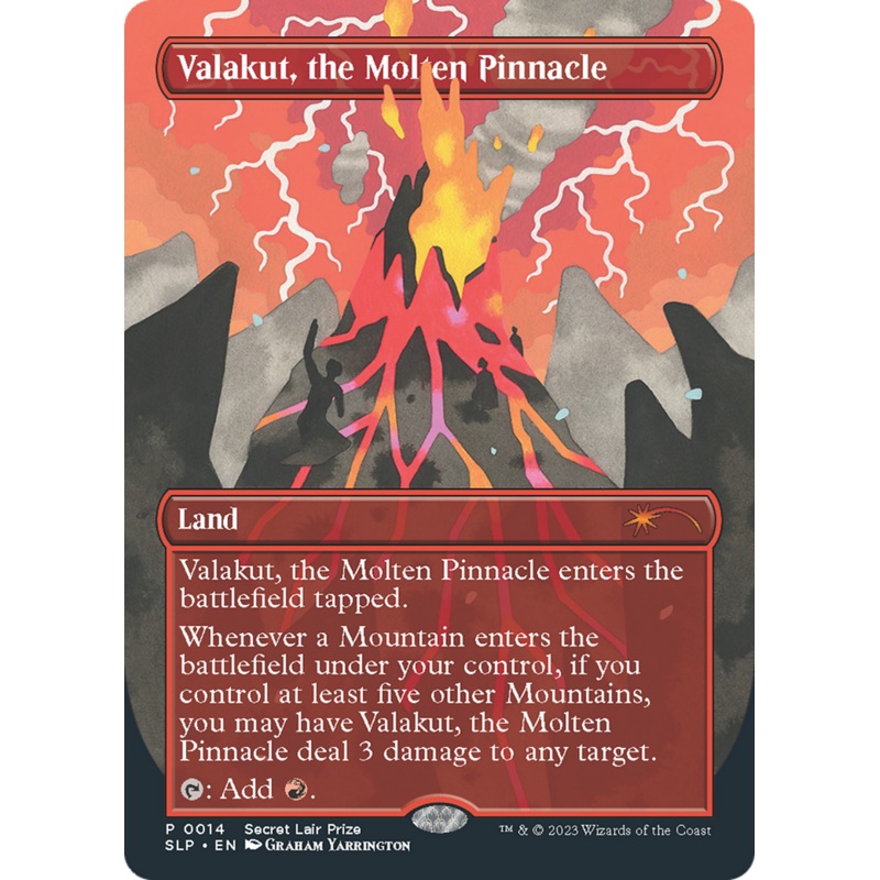 Valakut, the Molten Pinnacle [Secret Lair Showdown]