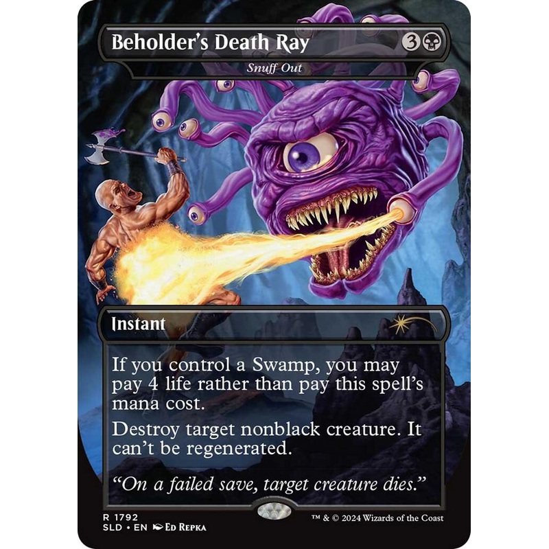 Beholder's Death Ray - Snuff Out [Secret Lair Drop Series]