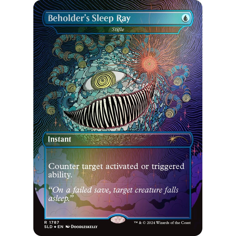 Beholder's Sleep Ray - Stifle (Rainbow Foil) [Secret Lair Drop Series]