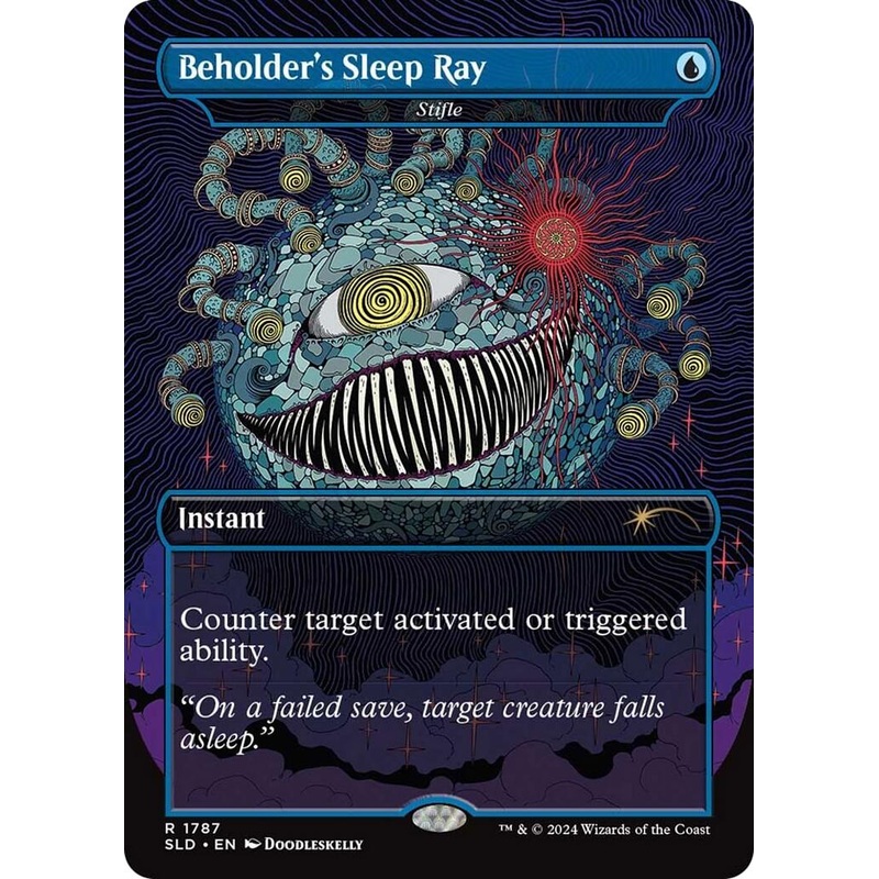Beholder's Sleep Ray - Stifle [Secret Lair Drop Series]