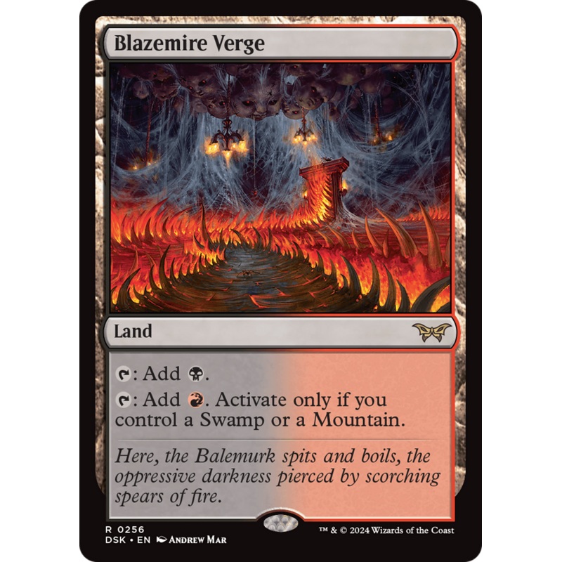 Blazemire Verge [Duskmourn: House of Horror]