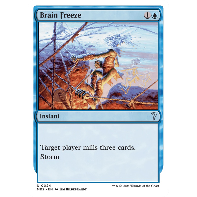 Brain Freeze (White Border) [Mystery Booster 2]