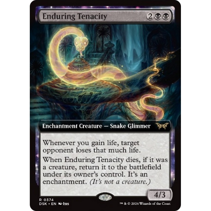 Enduring Tenacity (Extended Art) [Duskmourn: House of Horror]