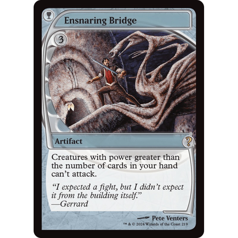 Ensnaring Bridge (Future Sight) [Mystery Booster 2]