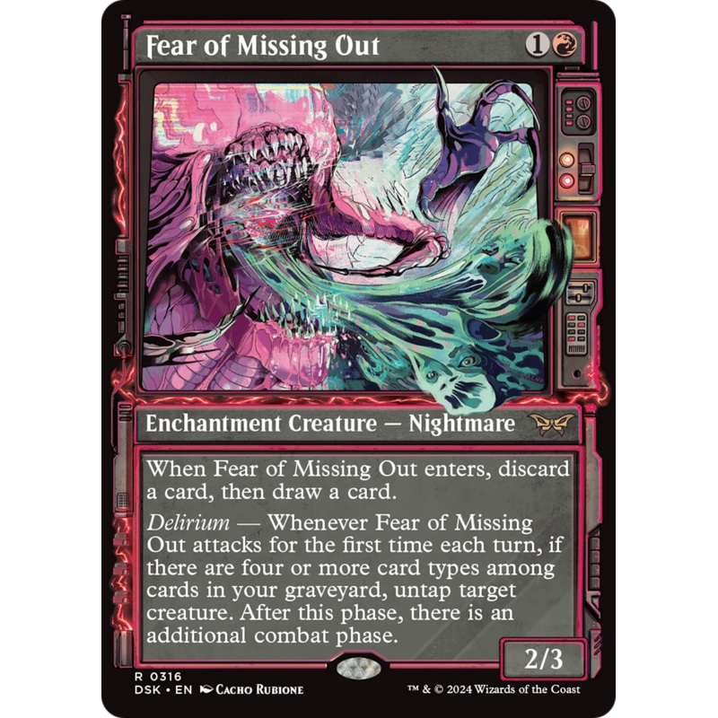 Fear of Missing Out (Showcase) [Duskmourn: House of Horror]