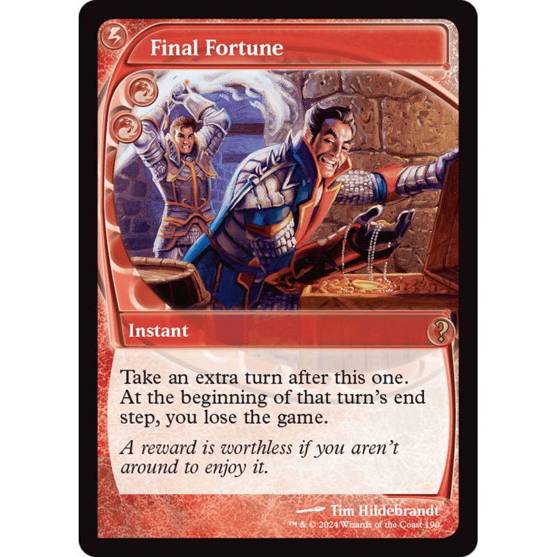 Final Fortune (Future Sight) [Mystery Booster 2]