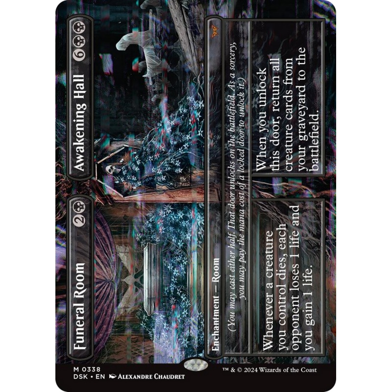 Funeral Room // Awakening Hall (Borderless) [Duskmourn: House of Horror]