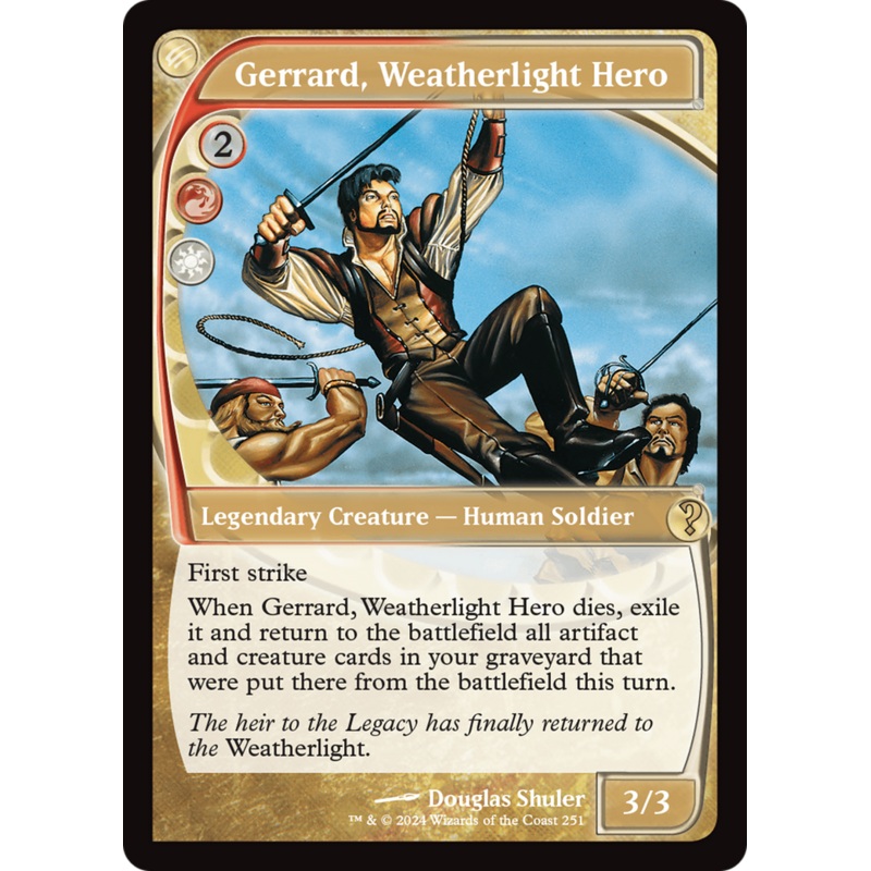 Gerrard, Weatherlight Hero (Future Sight) [Mystery Booster 2]