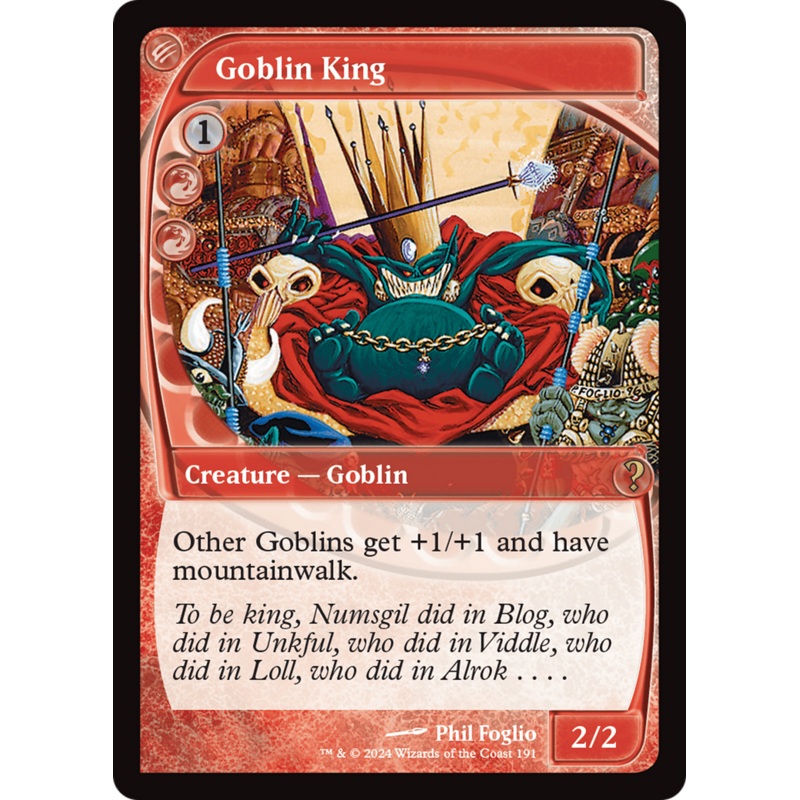 Goblin King (Future Sight) [Mystery Booster 2]
