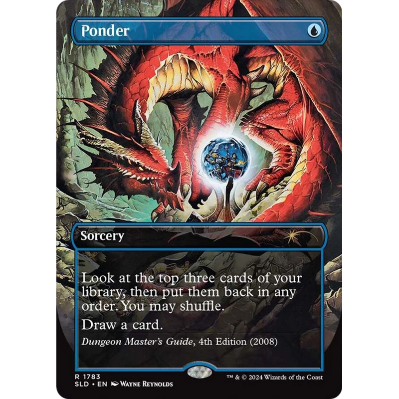 Ponder (1783) (Rainbow Foil) [Secret Lair Drop Series]