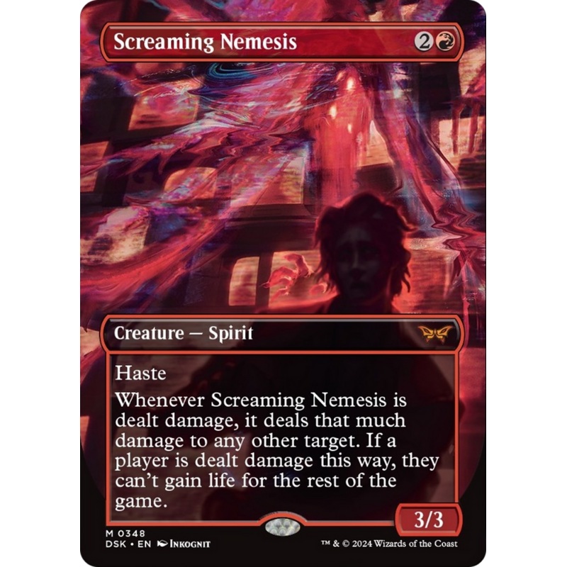 Screaming Nemesis (Borderless) [Duskmourn: House of Horror]