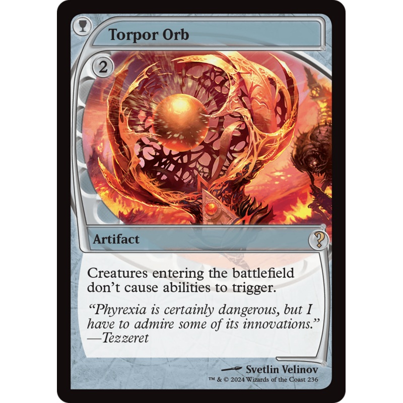 Torpor Orb (Future Sight) [Mystery Booster 2]