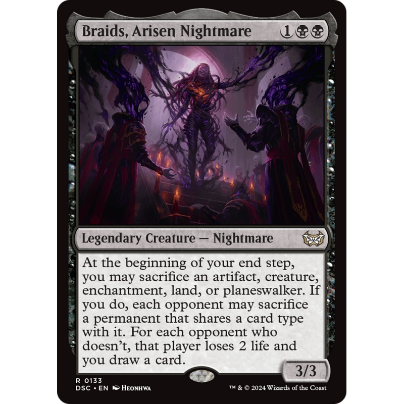 Braids, Arisen Nightmare [Duskmourn: House of Horror Commander]