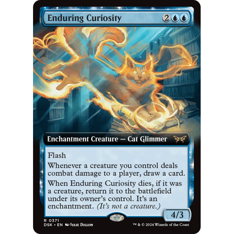 Enduring Curiosity (Extended Art) [Duskmourn: House of Horror]