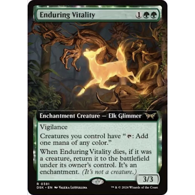 Enduring Vitality (Extended Art) [Duskmourn: House of Horror]
