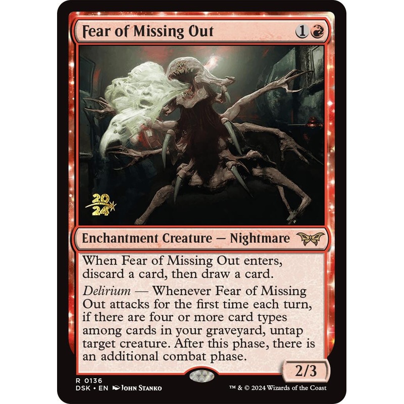 Fear of Missing Out [Duskmourn: House of Horror Prerelease Promos]