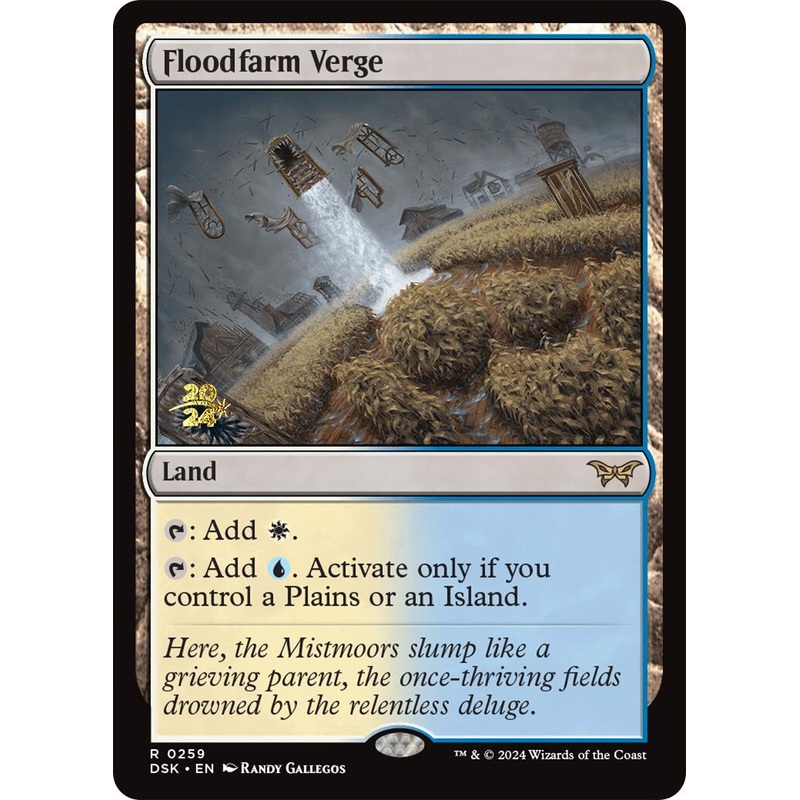 Floodfarm Verge [Duskmourn: House of Horror Prerelease Promos]
