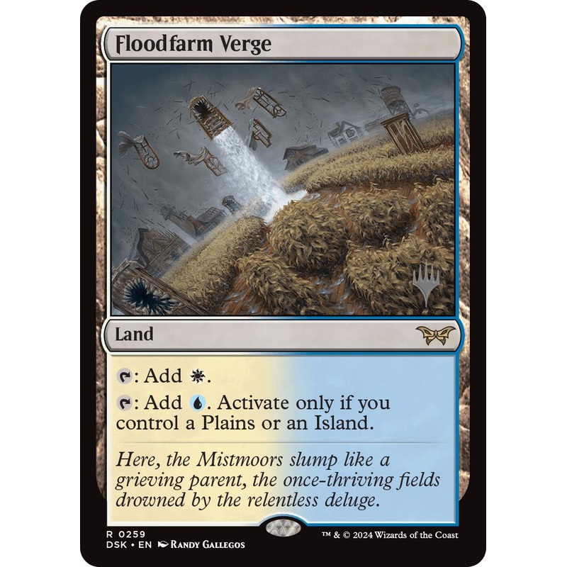 Floodfarm Verge (Promo Pack) [Duskmourn: House of Horror Promos]