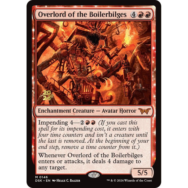 Overlord of the Boilerbilges [Duskmourn: House of Horror Prerelease Promos]
