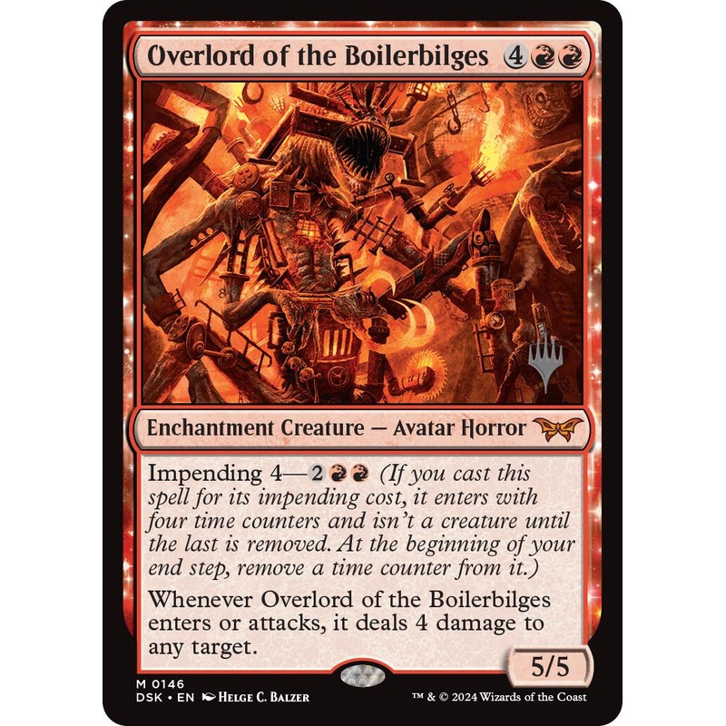 Overlord of the Boilerbilges (Promo Pack) [Duskmourn: House of Horror Promos]