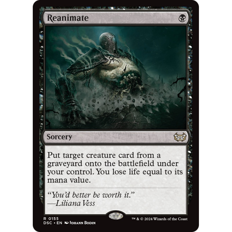 Reanimate [Duskmourn: House of Horror Commander]