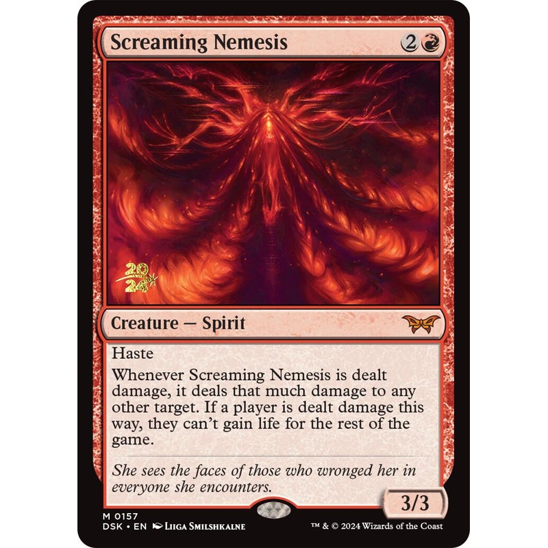 Screaming Nemesis [Duskmourn: House of Horror Prerelease Promos]