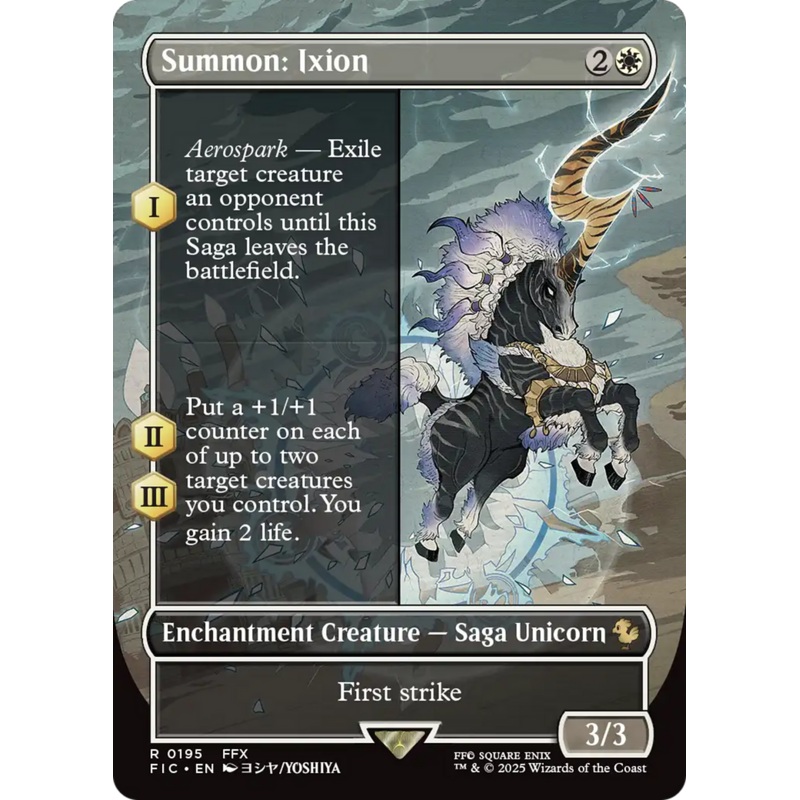 Summon: Ixion (Borderless) [FINAL FANTASY Commander]
