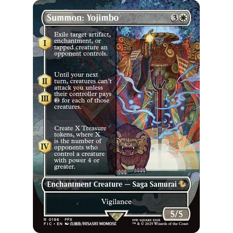 Summon: Yojimbo (Borderless) [FINAL FANTASY Commander]