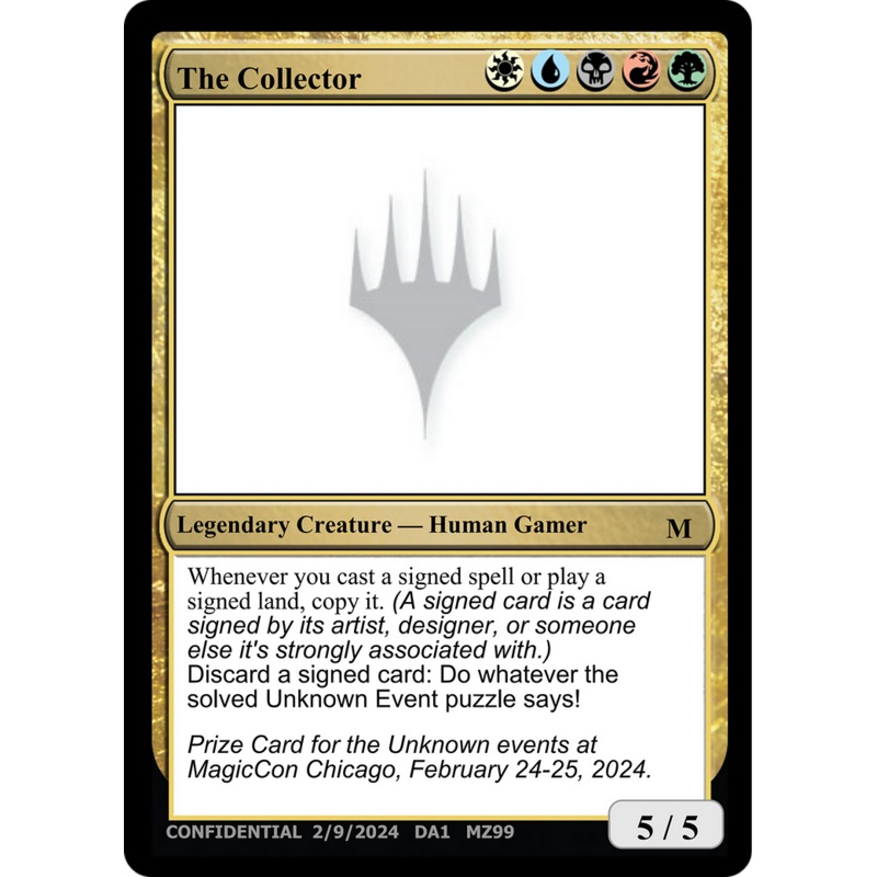 The Collector [Unknown Event]