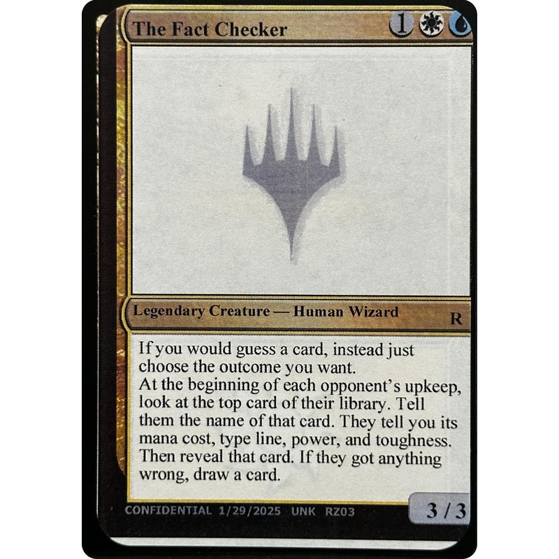 The Fact Checker [Unknown Event]