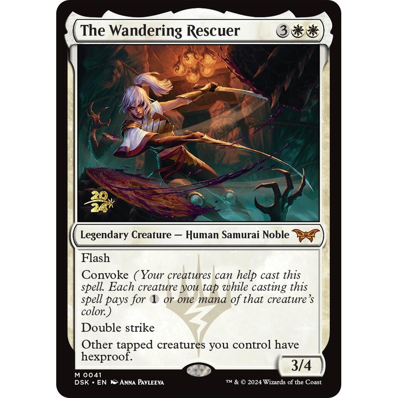 The Wandering Rescuer [Duskmourn: House of Horror Prerelease Promos]